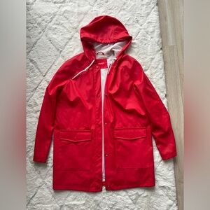 Women’s Red Raincoat - Pull & Bear